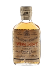 Dewar's White Label Spring Cap Bottled 1950s 5cl / 40%