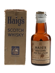 Haig's Gold Label Spring Cap Bottled 1940s-1950s 5cl / 40%