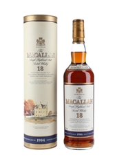 Macallan 18 Year Old Distilled 1984 And Earlier 70cl / 43%