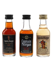 Captain Morgan Black Label & Spiced Rum  3 x 5cl