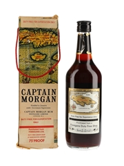 Captain Morgan Black Label Jamaica Rum Bottled 1970s 75.7cl / 43%