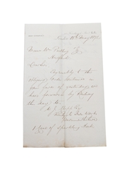 Fredrick Giesler & Co. Correspondence, Purchase Receipts & Invoices, Dated 1864-1907 William Pulling & Co. 