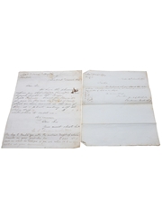 Sandeman & Co. Correspondence, Purchase Receipts, Checks & Invoices, Dated 1844-1904 William Pulling & Co. 