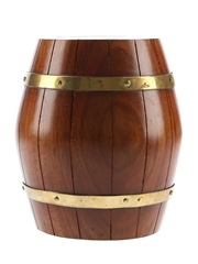 Wooden Barrel Money Box
