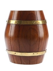 Wooden Barrel Money Box  