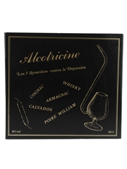 Alcotricine The Five Cures Against Depression Ampoules Tasting Set With Port Pipe Glass - Spanish Edition 10 x 2cl / 40%