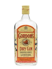 Gordon's Dry Gin Bottled 1970s - Export 75cl / 47.3%