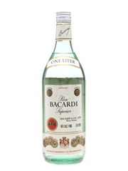 Bacardi Superior Rum Bottled 1970s - Bahamas 100cl / 40%