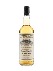 Springbank 22 Year Old Bottled 2016 - Private Cask Bottling 70cl / 52.1%