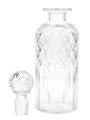 Crystal Decanter With Stopper  24cm Tall