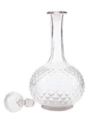 Glass Decanter With Stopper  32cm tall