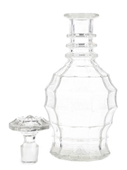 Glass Decanter With Stopper  26cm tall