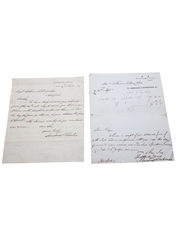 Jamesons & Robertson Correspondence, Purchase Receipts & Invoices, Dated 1849-1860 William Pulling & Co. 