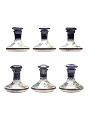Pusser's British Navy Rum Nelson Ships' Decanters - Wade Ceramic 6 x 5cl