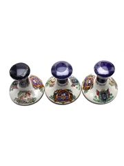 Pusser's British Navy Rum Nelson Ships' Decanters - Wade Ceramic 6 x 5cl