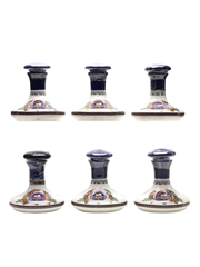 Pusser's British Navy Rum Nelson Ships' Decanters - Wade Ceramic 6 x 5cl