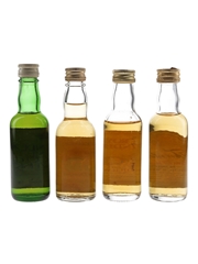 Turnberry, Lord Douglas, Findlater's & Royal Findhorn Bottled 1970's to 1980s 4 x 5cl & 4.7 / 40%