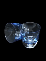 Blue Shot Glasses  6.5cm Tall