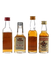 Assorted Blended Scotch Whiskey Bottled 1980s 4 x 4cl-4.7cl / 43%