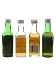 Cutty Sark, Dewar's White Label, Pig's Nose & William Lawson's Bottled 1970s & 1980s 4 x 5cl