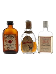 Beltane, Red Hackle & Thomson's D J Bottled 1950s-1970s 3 x 5cl / 40%