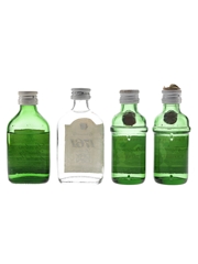 Gordon's, Greenalls & Tanqueray Bottled 1970s-1980 4 x 5cl