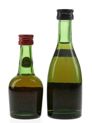 Remy Martin VS & Courvoisier 3 Star Bottled 1970s 2 x 3cl & 5cl / 40%