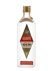 Gilbey's London Dry Gin Bottled 1960s - Cinzano 75cl / 43%