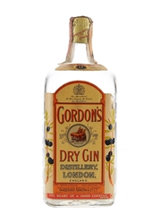 Gordon's Dry Gin Spring Cap Bottled 1950s - Romolo Salvigni 75cl / 47.3%