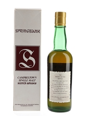 Springbank 21 Year Old Bottled 1980s 37.5cl / 46%