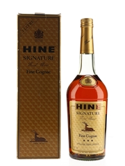 Hine Signature 3 Star Bottled 1980s 100cl / 40%