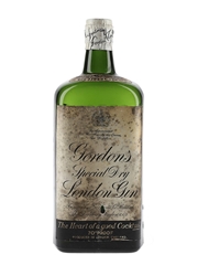 Gordon's Special Dry London Gin Spring Cap Bottled 1950s 75.7cl / 40%