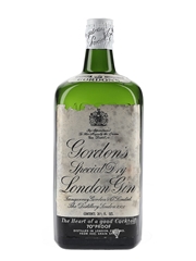 Gordon's Special Dry London Gin Spring Cap Bottled 1950s 75.7cl / 40%