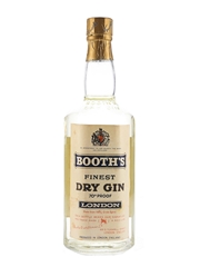 Booth's Finest Dry Gin Bottled 1963 75cl / 40%