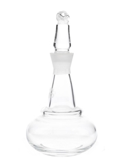 Glen Ord Glass Decanter With Stopper  17cm Tall