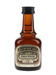 Bowmore 12 Year Old Bottled 1980s 5cl / 43%