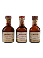 Drambuie Bottled 1960s & 1970s 3 x 5cl / 40%