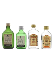 Gordon's Special Dry London Gin Bottled 1960s-1980s 4 x 5cl / 40%