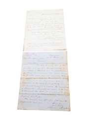 Jamesons & Robertson Correspondence, Invoices & Purchase Receipt  Dated 1837-1857