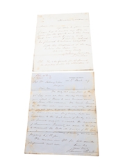 Jamesons & Robertson Correspondence, Invoices & Purchase Receipt Dated 1837-1857