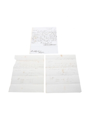 Jamesons & Robertson Correspondence, Invoices & Purchase Receipt  Dated 1837-1857 William Pulling & Co. 