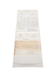 Rouyer, Guillet & Co Correspondence, Cheques, Invoices & Purchase Receipt, Dated 1837-1857