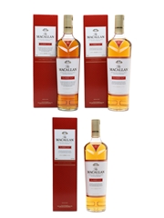 Macallan Classic Cut Limited Edition 2018, 2020 & 2021 3 x 70cl-75cl