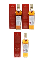 Macallan Classic Cut Limited Edition 2018, 2020 & 2021 3 x 70cl-75cl