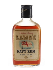 Lamb's Finest Navy Rum Bottled 1970s 18.9cl / 40%