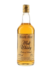 Victoria Wine Specially Selected Malt Whisky Bottled 1980s 75cl / 40%