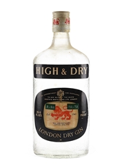 Booth's High & Dry Bottled 1970s 75.7cl / 40%