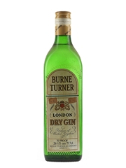 Burne Turner Dry Gin Bottled 1970s 75.7cl / 40%