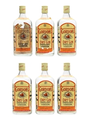 Gordon's Dry Gin Bottled 1980 - 90s - Simon Freres 6 x 70cl / 40%
