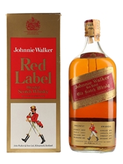 Johnnie Walker Red Label Bottled 1980s - Wax & Vitale - Large Format 200cl / 40%